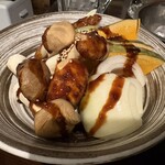 炭火焼肉 肉刺し にく式 - 焼き野菜　味噌