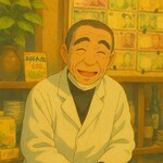 つりキチ黒鯛 - オヤジさんをジブリ風に変換してます^ - ^