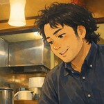 つりキチ黒鯛 - 日本酒を注ぐ常連さん