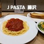 J PASTA - トマトソースと小エビとホタテスパゲッティ　ランチセット
