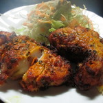 ディル レストラン - 拡大図（フィッシュティッカ ハーフサイズ）