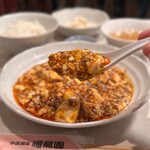 福龍園 - 超級麻婆豆腐定食(1,160円)
ご飯･小皿･スープ･漬物付き