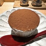 炭割烹 新谷 - 自家製ティラミス ◎