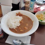 すき家 - 料理写真:カレーサラダランチセット