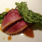 アバロッツ - 合鴨のアサード　芋のアプラスターダ
      枯葉と八朔のジャムとジュ