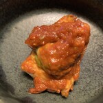 야키니쿠 우시고로 긴자점 - アボガドのキムチ