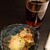 いっしん - 料理写真:突きだしとウーロン茶