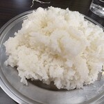 キングスポート - ごはんは中盛りの400g。