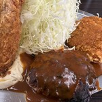 キングスポート - ハンバーグ、美味しかったよ。