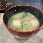 いか玉屋プラスアルファー - ランチタイムはミソスーが付くよ