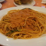 トラットリア グランボッカ - ズワイガニと毛蟹のトマトソース（大盛り）