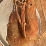 ああああ - 赤海老の紹興酒漬け