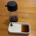 水府庵 - ポン酢、自家製柚子胡椒