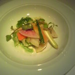 レストラン コバヤシ - 3-前菜／無農薬のこだわり温野菜 軽いバター風味