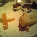 レストラン コバヤシ - 7-小菓子／塩キャラメル、オレンジピール、林檎のパウンドケーキ