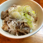 麺彩房 - 肉めし
