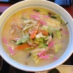 おぐら - ミニチャンポン：麺も以前より細麺に、スープのマイルドに変身。