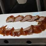 上菜 - 北京ダックの盛り付け状況