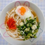 ナカノヤ - 讃岐うどん200円(温玉トッピング)