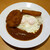 百点山カレー - 料理写真: 2玉カレー + メンチカツ　¥600 + ¥150　+ サービス チーズフライ
