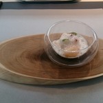 ユニック - 2014.12.4500円ランチ③貝のエキスたっぷりの前菜