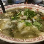 知音食堂 - 高菜と魚の煮込み