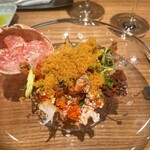 やまぐち - 唐墨を掛けた香箱蟹