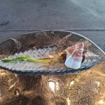 TSUSHIMI - 大蒜の新芽と自家製生ハム
