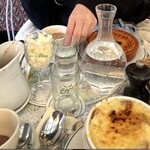 Cafe de Flore - ギッチギチのテーブルがフランスらしい