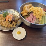 大衆中遊華食堂 八戒 - 炒飯麺セット