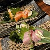 津軽の酒処　わたみ - 本鮪、サーモンの刺身