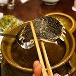 趙楊 - 2014.12 スープの壷にはスッポンの甲羅が2匹分入っていました