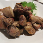 鳥長 - 宮崎地鶏のもも焼き1