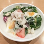 ガスト - 料理写真:2667 蒸し鶏とケールのサラダ<<S>> 310円