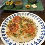 ケララの風モーニング - 料理写真:ウタパムセット