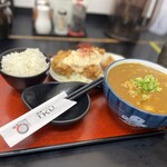 極楽うどん TKU - 鶏天タルタル定食おいしいカレーうどん