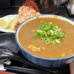 極楽うどん TKU - 鶏天タルタル定食おいしいカレーうどん（300g）（ご飯小）