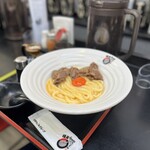 極楽うどん TKU - 肉釜玉うどん（並）