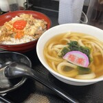 極楽うどん TKU - 親子丼セット・かけ