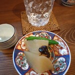 蕎麦割烹 ながの - 大根の炊き上げ柚子味噌添え