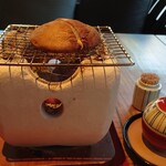 明神館 - 長野県中野市産の原木椎茸…厚みがあって旨味が♡