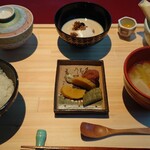 明神館 - 地産のお米もお味噌汁も旨味溢れてます♪