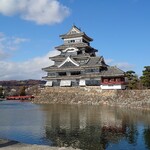 明神館 - お掘りから