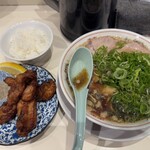 尾道ラーメン 丸ぼし - 尾道ねぎラーメン+Aセット