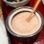 はせ川 - ピンクのお塩(ピンぼけ)