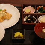 旬味 やま川 - 日替わり御膳（鶏天）