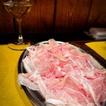 生ハムとワイン メッシタフランコ - 生ハム