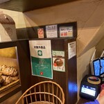 パネ・ポルチーニ - レジ