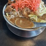 RAMEN HITONI YASASHIKU - 【国産豚ラーメン＝微乳化スープ】