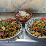 まんぷく処たぬき - 焼きそばランチ♪